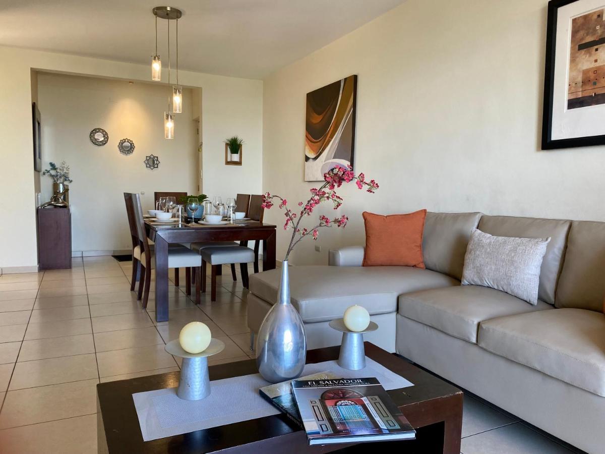 Beautiful Apartment, Terrace With Incredible View, 3 Bdr, Escalon, Exclusive, Secure San Salvador Dış mekan fotoğraf